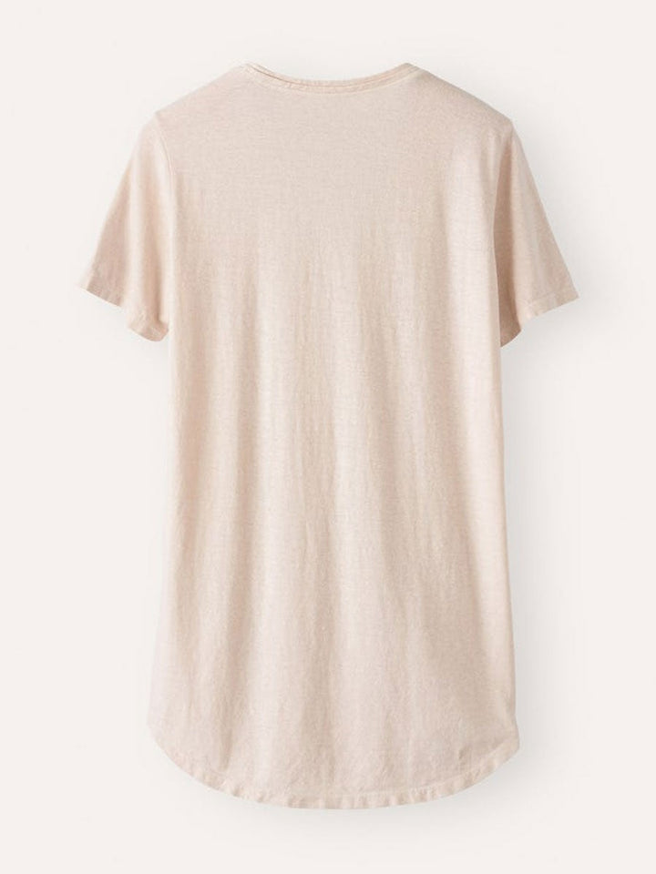 Comfysol Solid Color Round Neck Casual Blouse