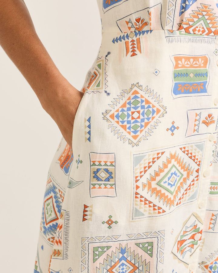 WOMEN'S  LINEN DRESS