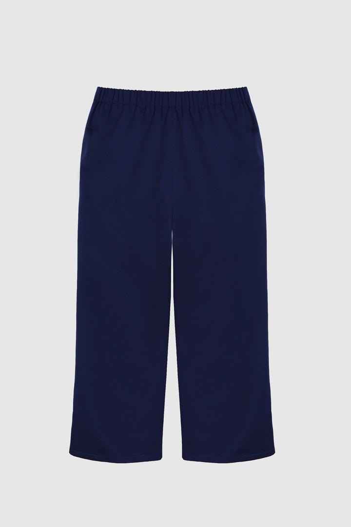 Comfysol Natural Solid with Buttons Casual Pants