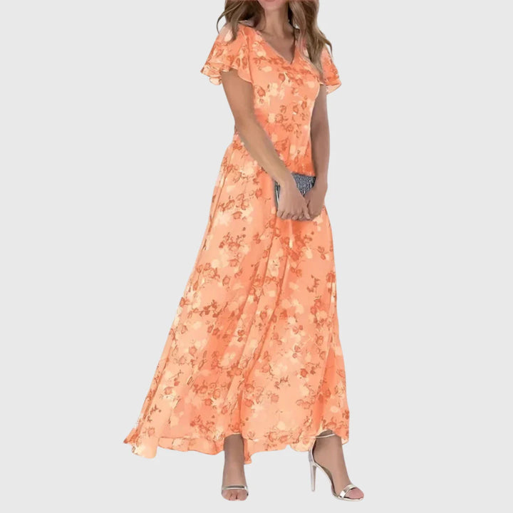 Elegant Figure-Flattering Midi Dress – Chic Feminine Summer Dress