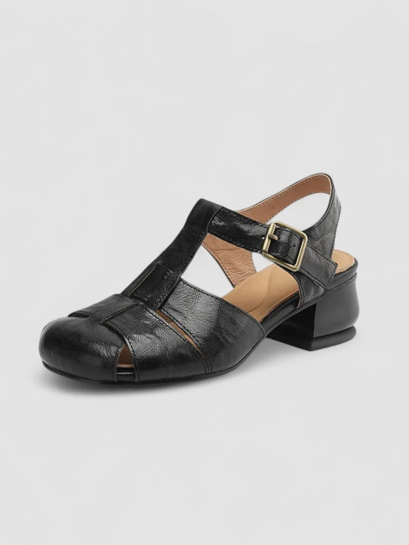 Closed-Toe Vintage Comfort Sandals