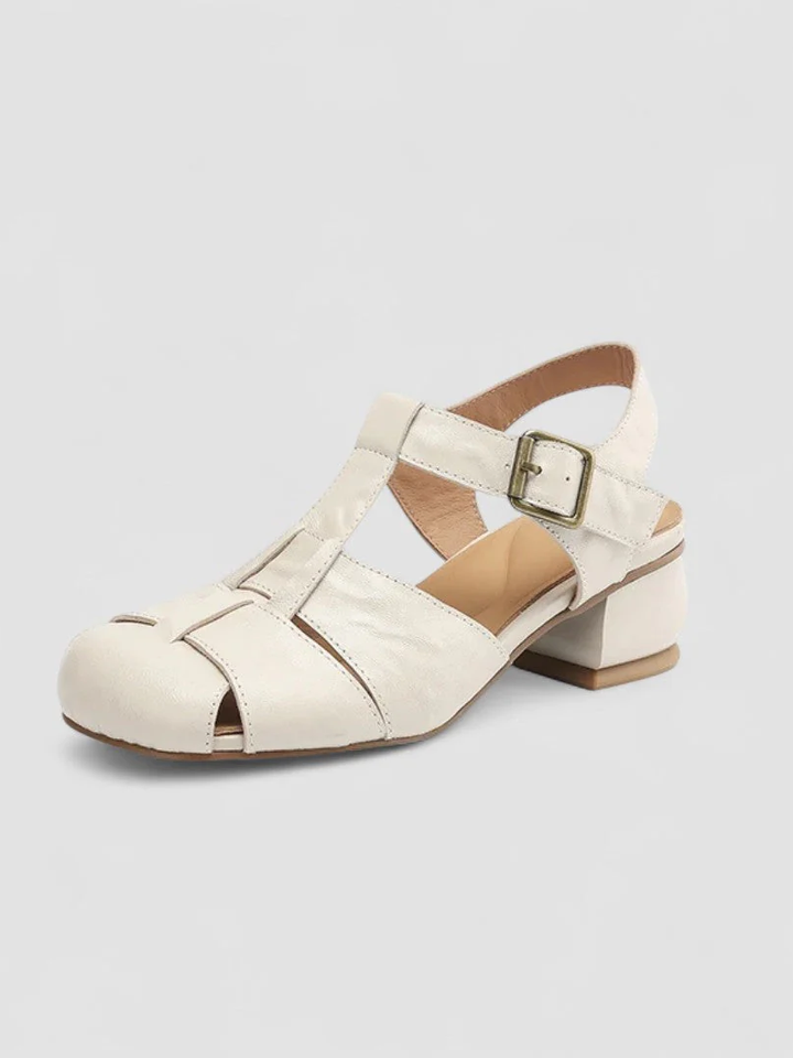 Closed-Toe Vintage Comfort Sandals