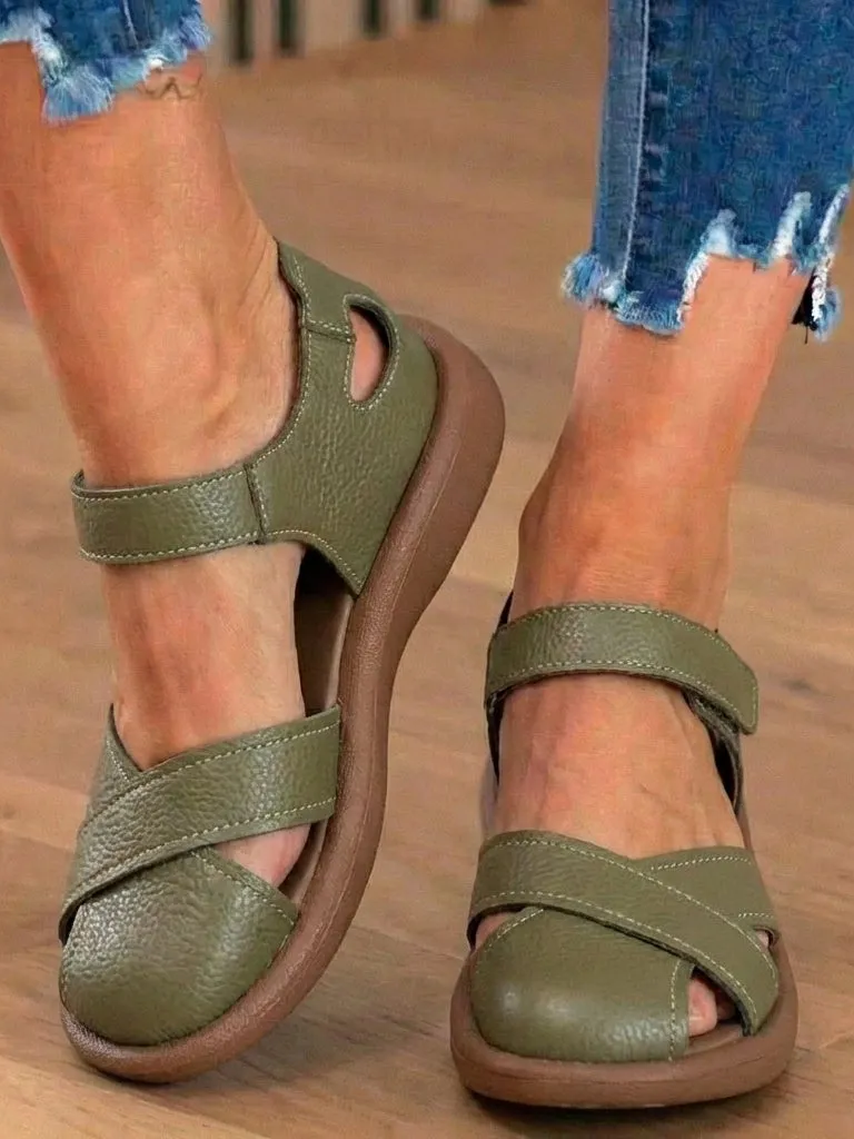 Orthopedic Cross-Strap Comfort Sandals