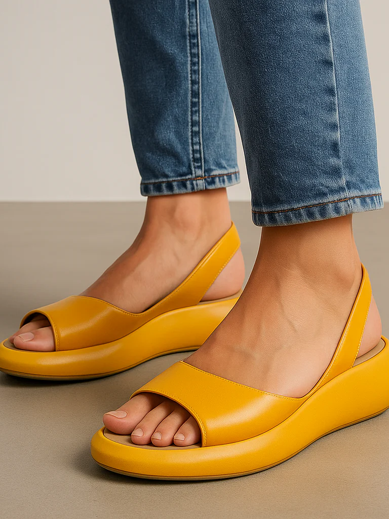 Classic Leather Slide Sandals