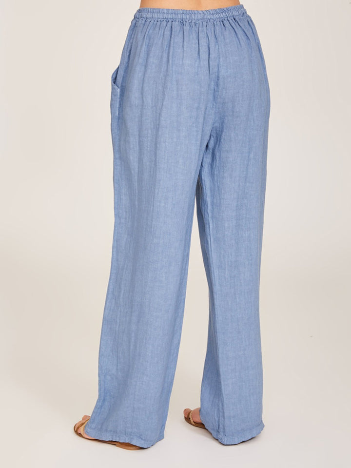 Comfysol Casual Solid Color Wide Leg Pants