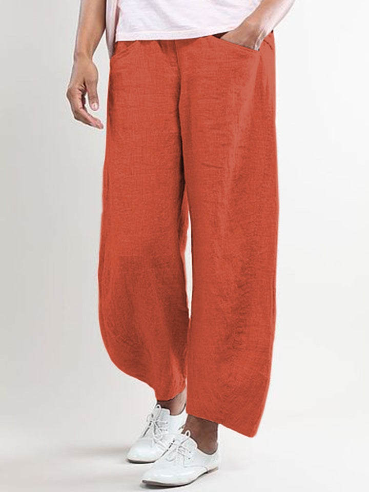 Comfysol Summer Pockets Shift Casual Capri Pants