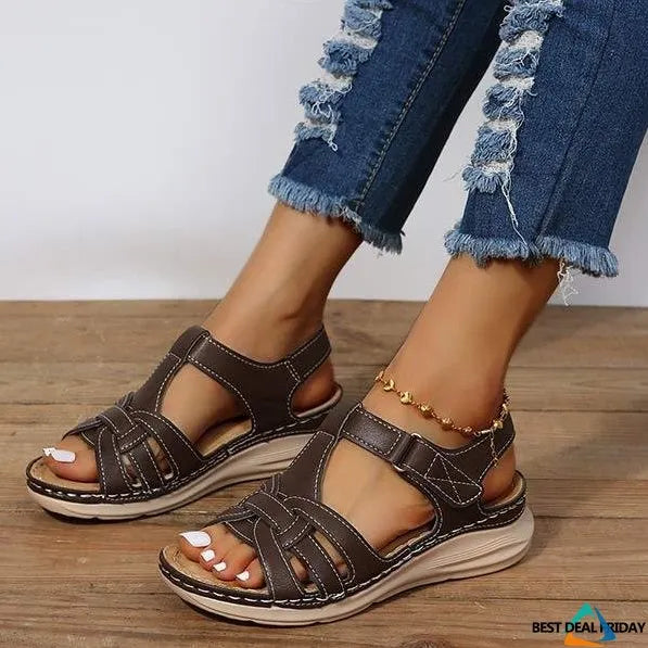Vintage Autumn Comfort Sandals