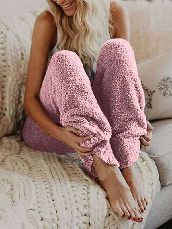 Comfysol Warm Fur Winter Fleece Pants