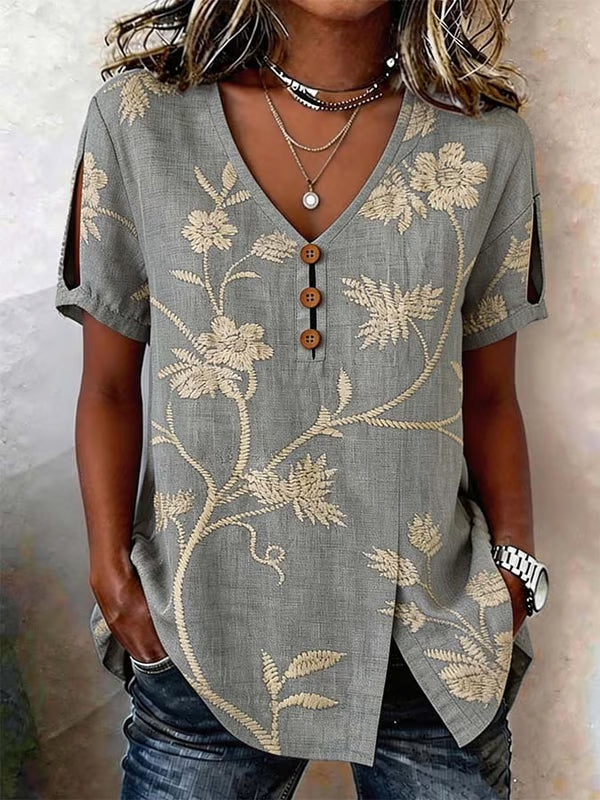 Women'S Casual Printed Top