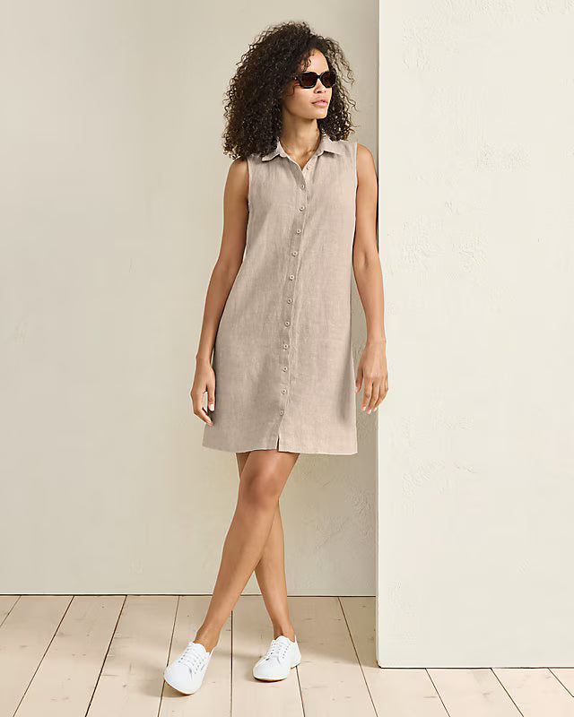 Classic Linen Shirtdress