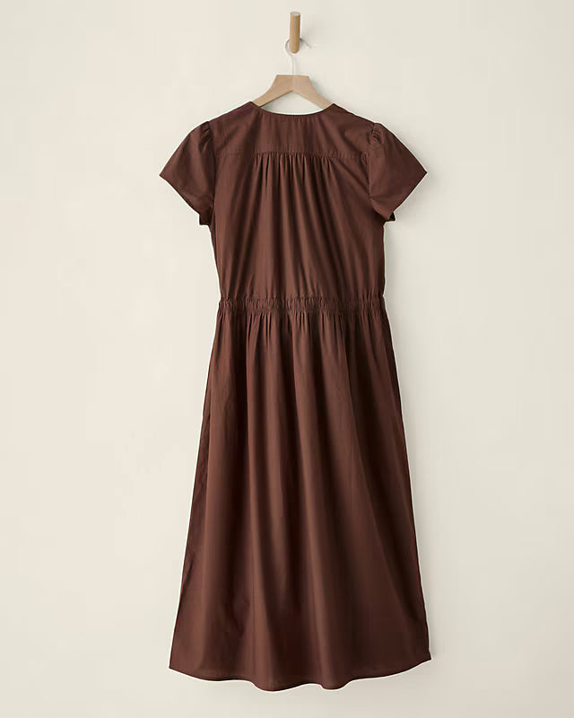 Delphine Organic-Cotton Midi Dress
