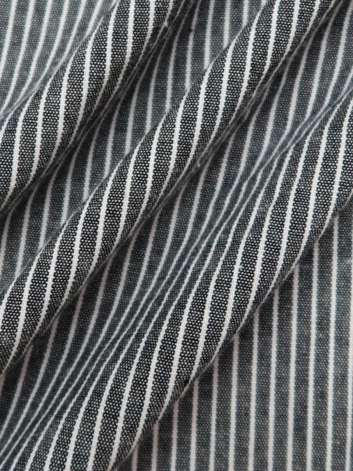 Comfysol Stripe Basic Loose Kimono
