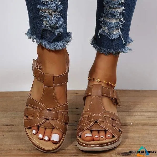 Vintage Autumn Comfort Sandals