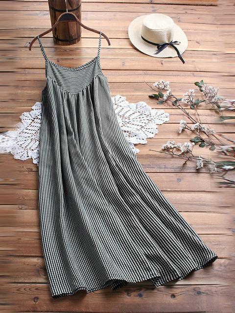 Comfysol Short Sleeve Round Neck Plaid Casual Summer Two Piece Maxi Dress