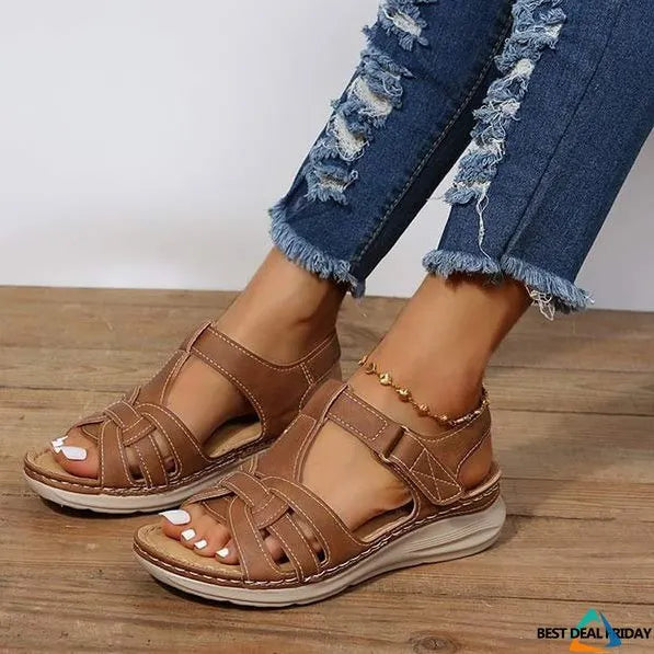 Vintage Autumn Comfort Sandals