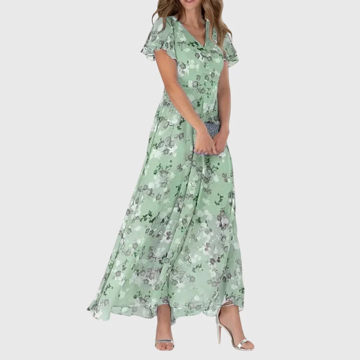 Elegant Figure-Flattering Midi Dress – Chic Feminine Summer Dress