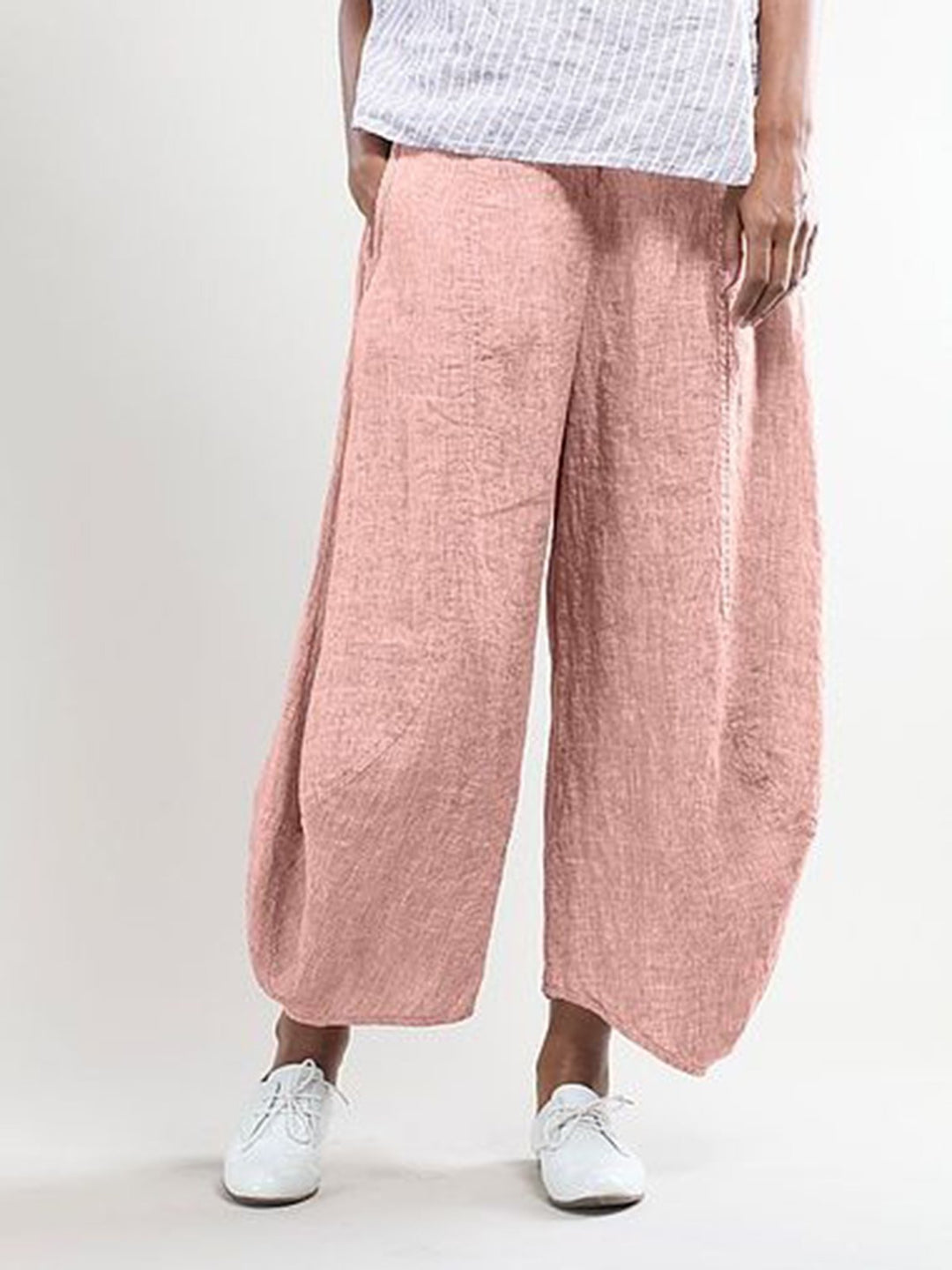 Comfysol Summer Pockets Shift Casual Capri Pants