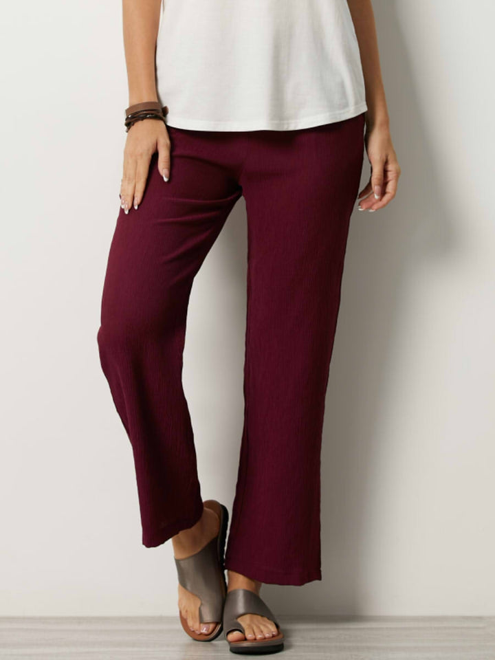 Comfysol Summer Breeze Pull-On Crinkle Gauze Pants