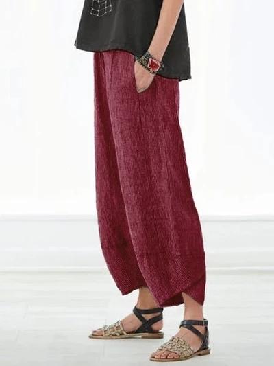 Comfysol Pockets Casual Shift Pants