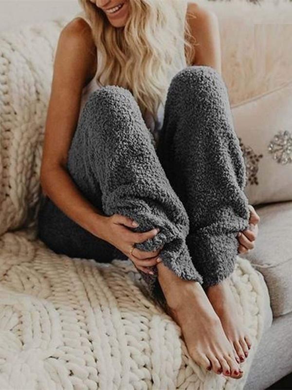 Comfysol Warm Fur Winter Fleece Pants