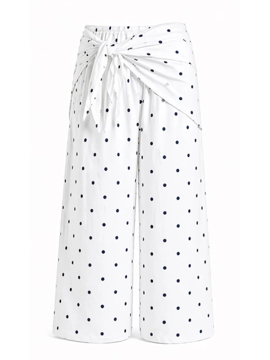 Polka Dot Scarf Wrap Trousers Bonnie
