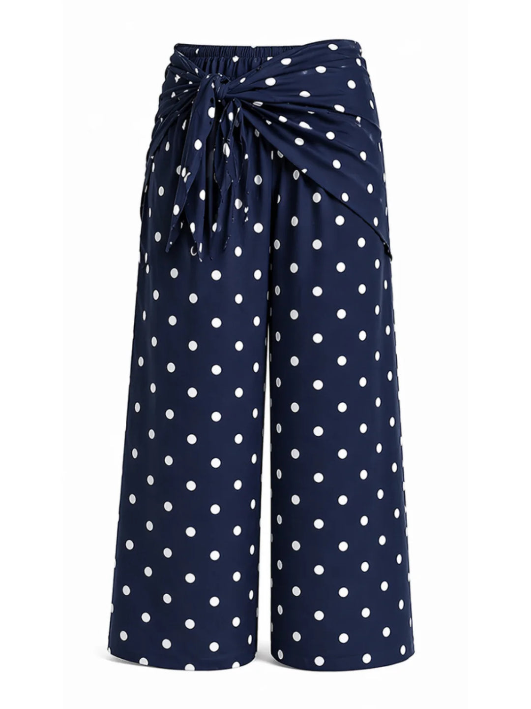 Polka Dot Scarf Wrap Trousers Bonnie