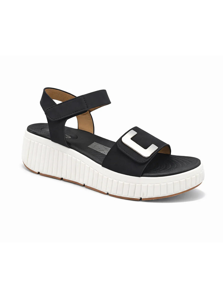 Stone Comfort Platform Sandals