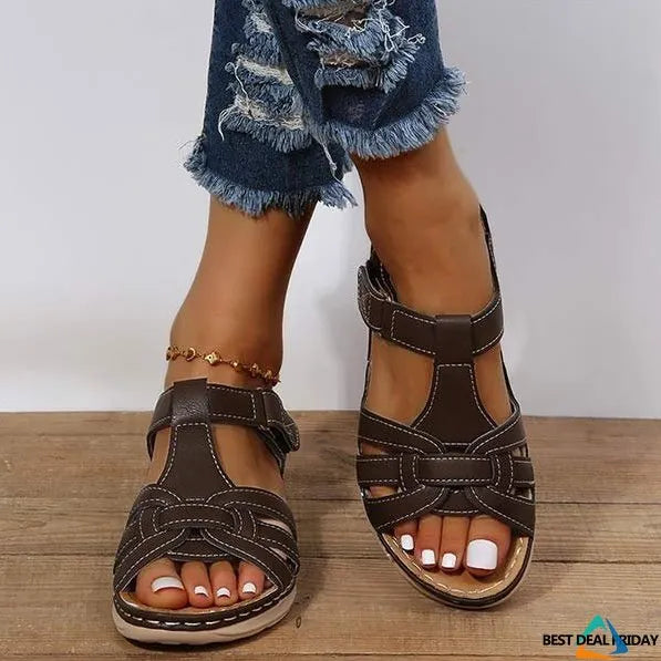 Vintage Autumn Comfort Sandals