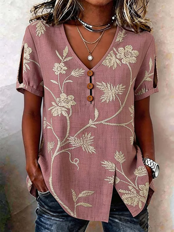 Women'S Casual Printed Top