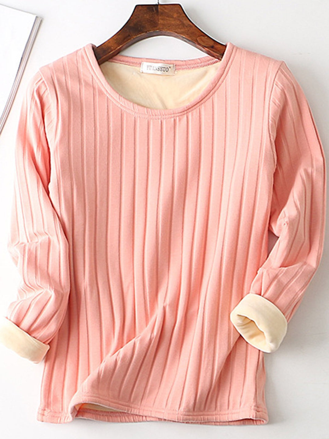 Comfysol Thicken Velvet Super Soft Long Sleeve Warm Blouse