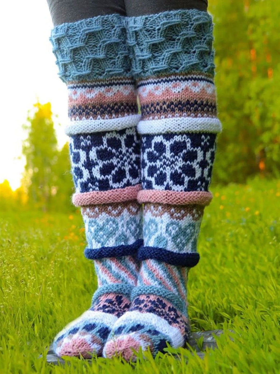 Comfysol Women Multi Casual Warm Socks