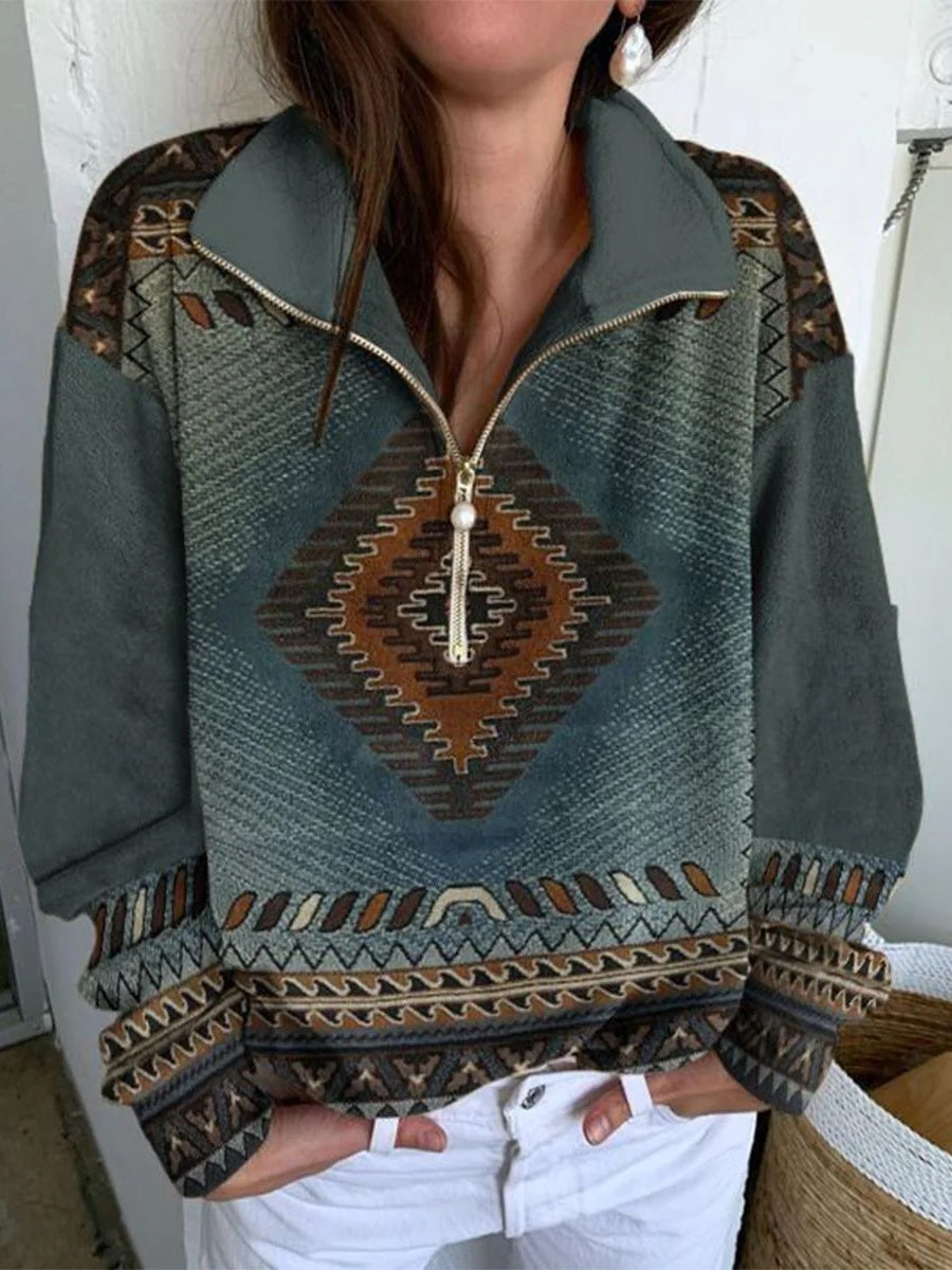 Comfysol Classy Collared Long Sleeve Top