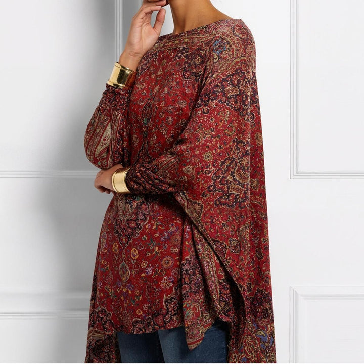 Attractive Boat Neck Long Sleeve Top
