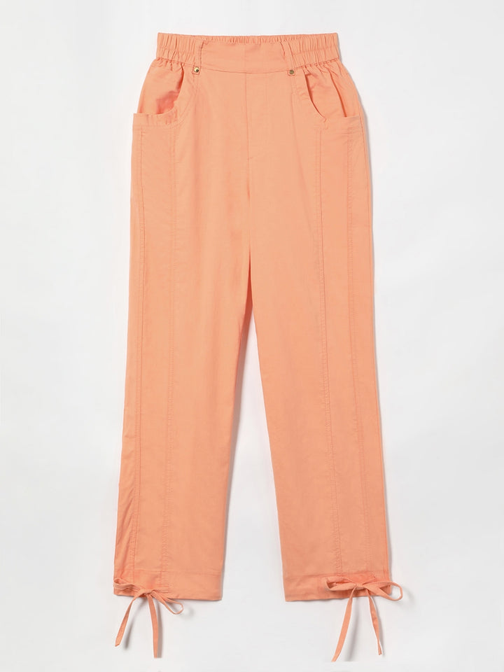 Comfysol Casual Solid Color Summer Pants With Pockets