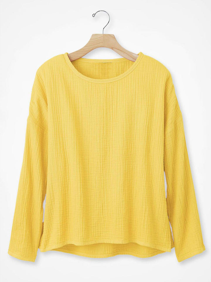 Comfysol Summer Breeze Gauze Long Sleeve T-shirt
