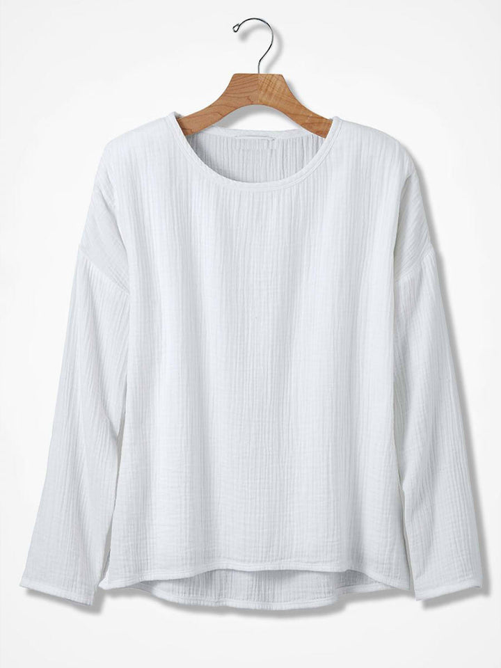 Comfysol Summer Breeze Gauze Long Sleeve T-shirt