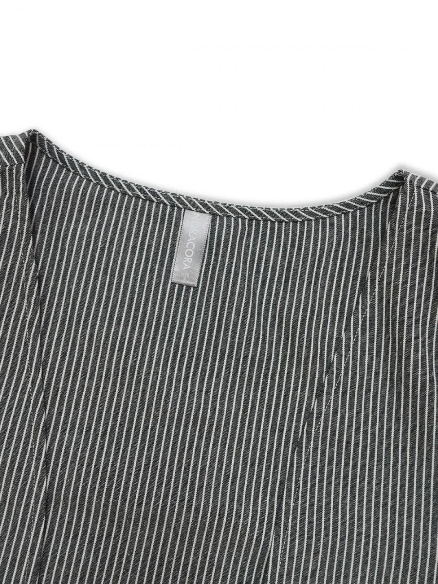 Comfysol Stripe Basic Loose Kimono