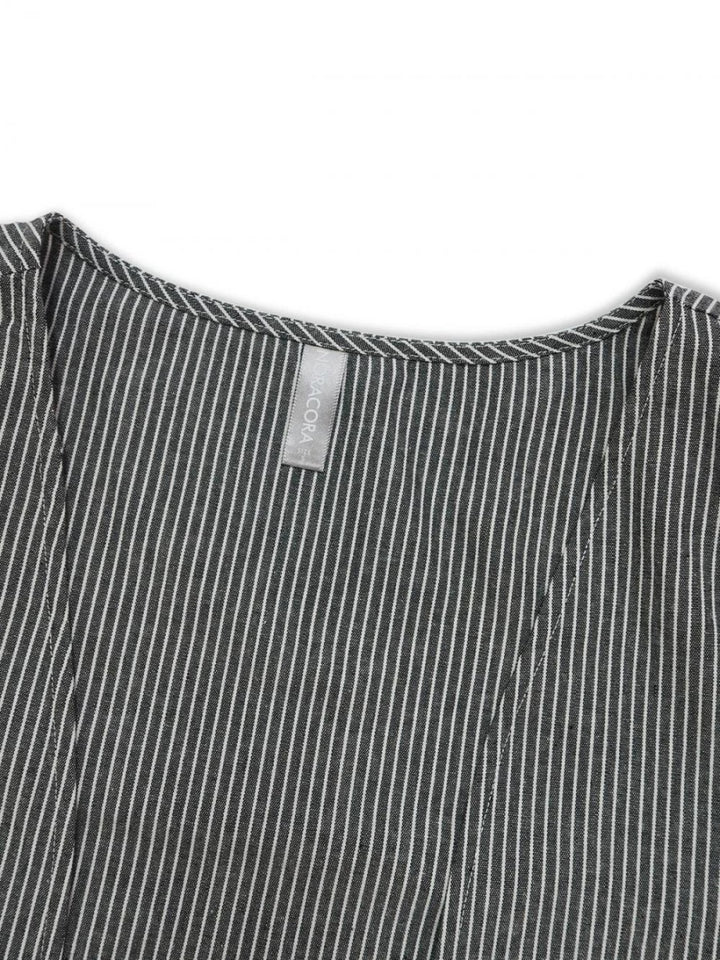 Comfysol Stripe Basic Loose Kimono