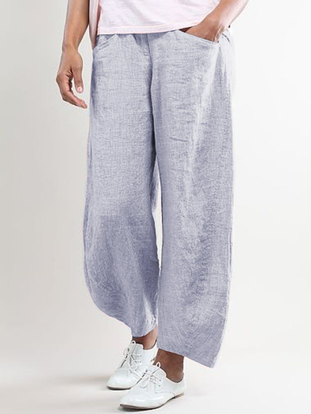 Comfysol Summer Pockets Shift Casual Capri Pants