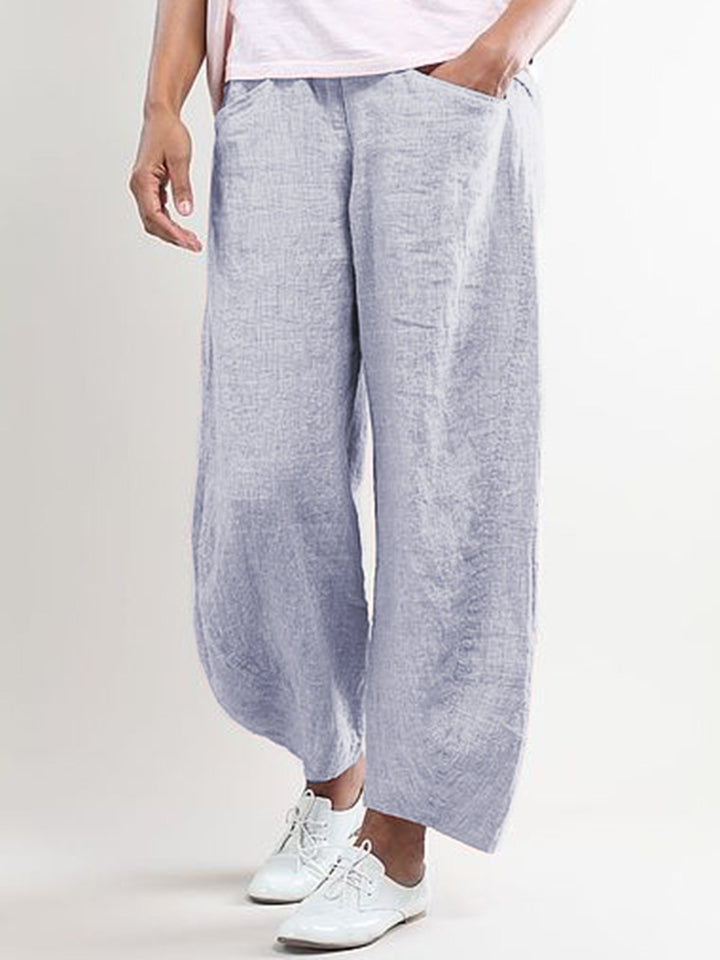 Comfysol Summer Pockets Shift Casual Capri Pants