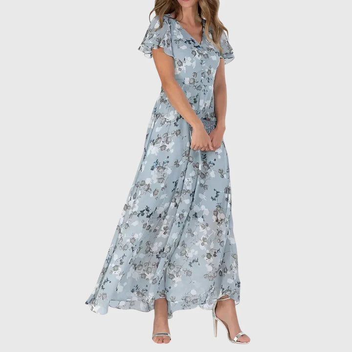 Elegant Figure-Flattering Midi Dress – Chic Feminine Summer Dress