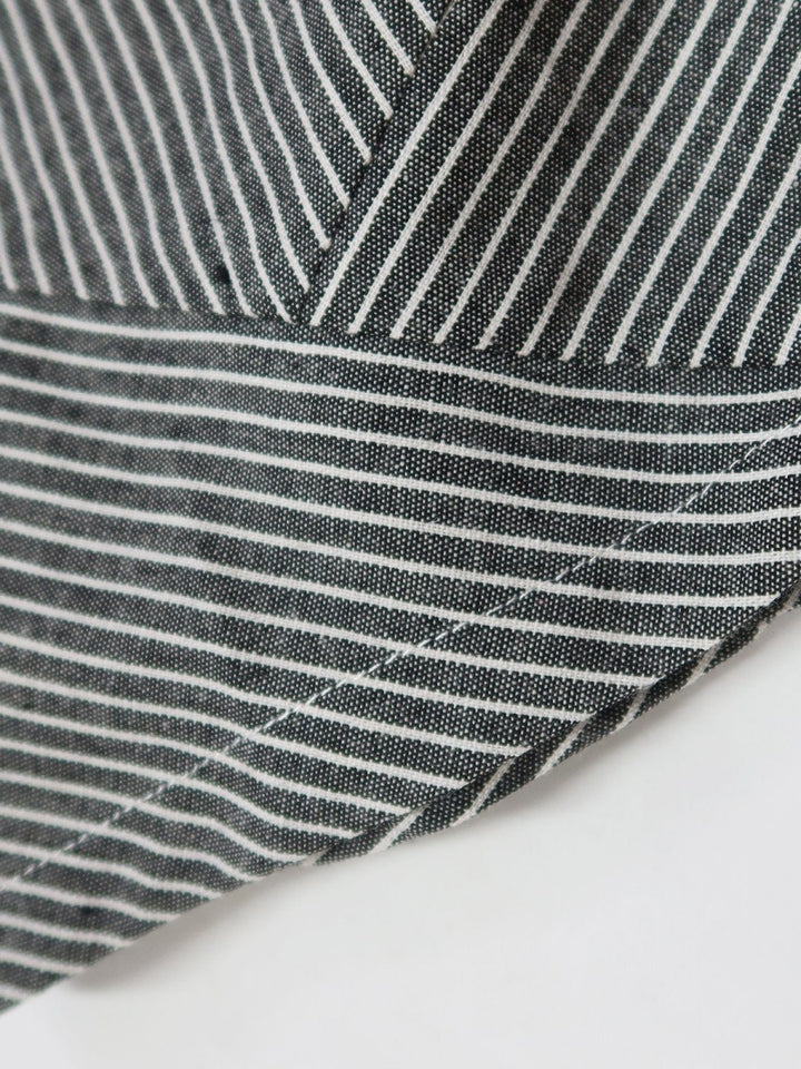 Comfysol Stripe Basic Loose Kimono
