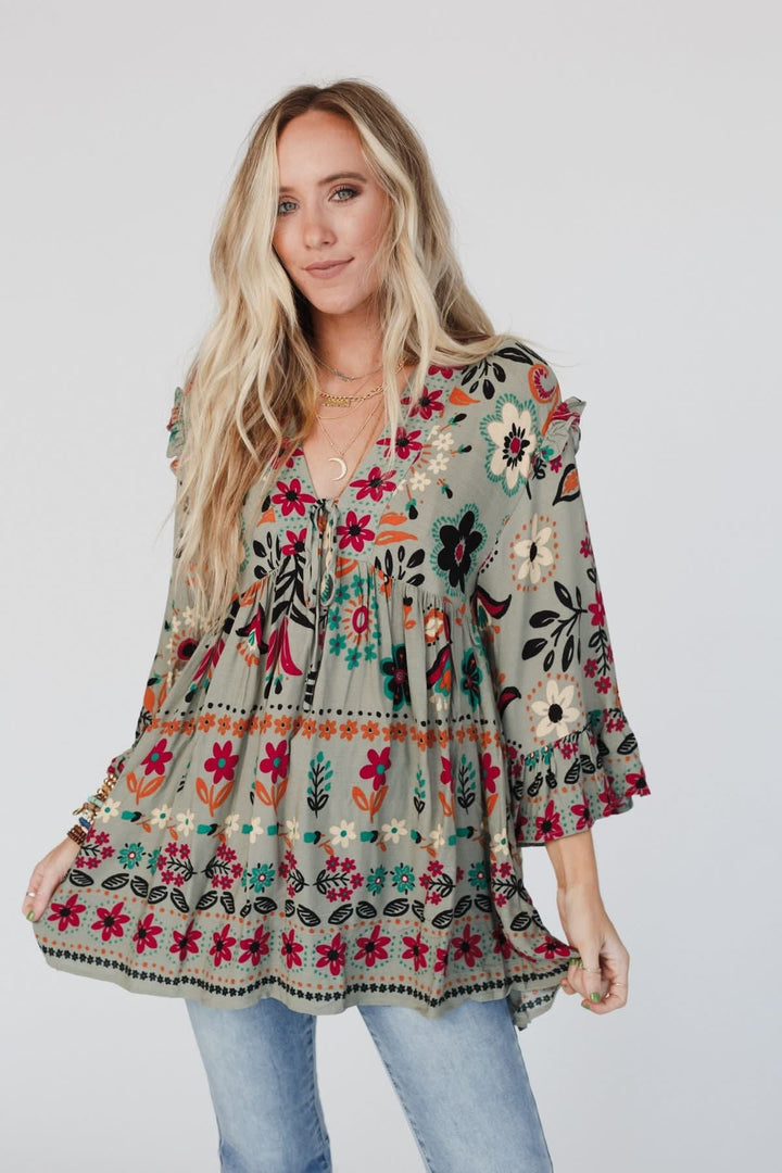 Floral Print Tunic