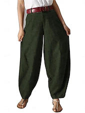 Women's Twill Wide Leg Pants
