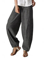 Women's Twill Wide Leg Pants