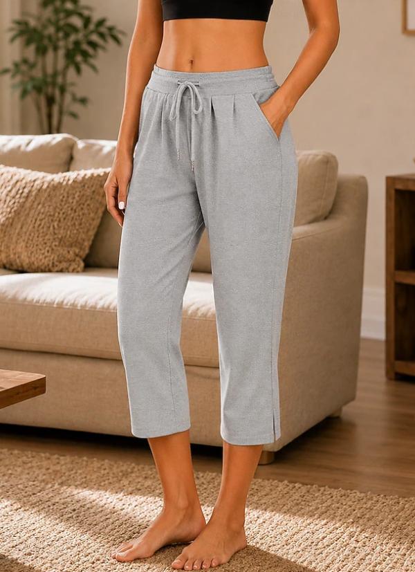 Women's Sports Casual Capri Pants
