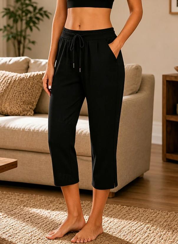 Women's Sports Casual Capri Pants