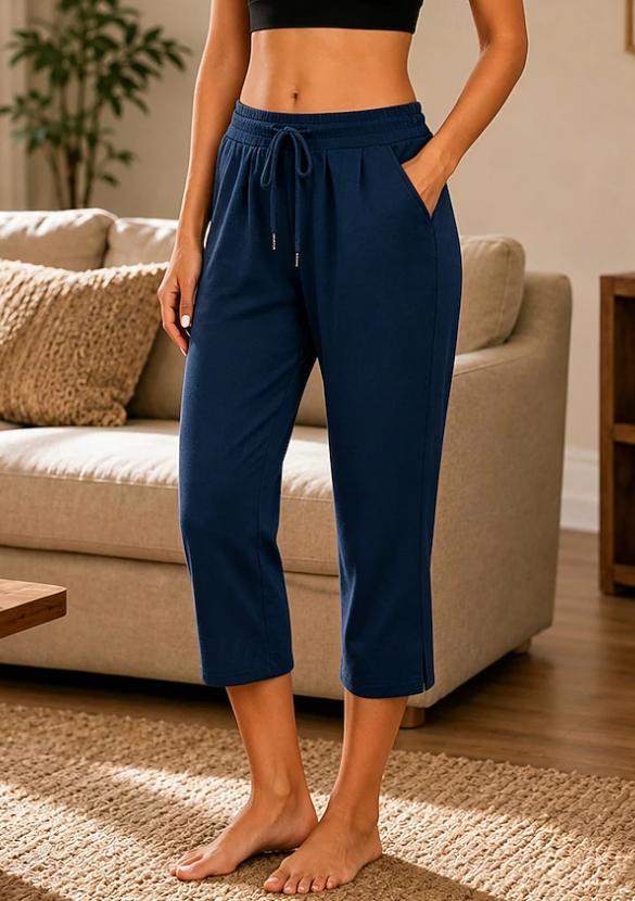 Women's Sports Casual Capri Pants