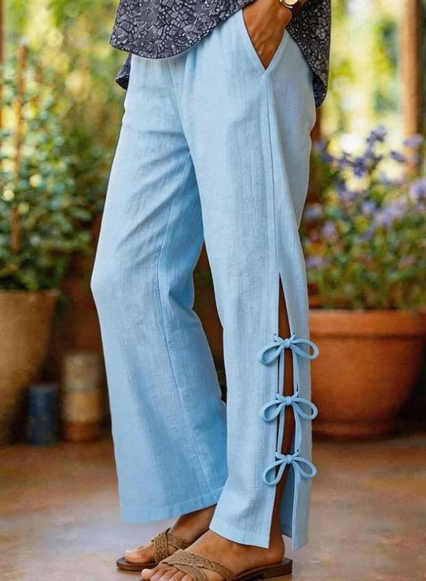 Women's Comfort Wide Leg Casual Pants for Daily & Office Wear