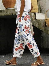 Women's Comfort Breathable Ankle Length Casual Pants
